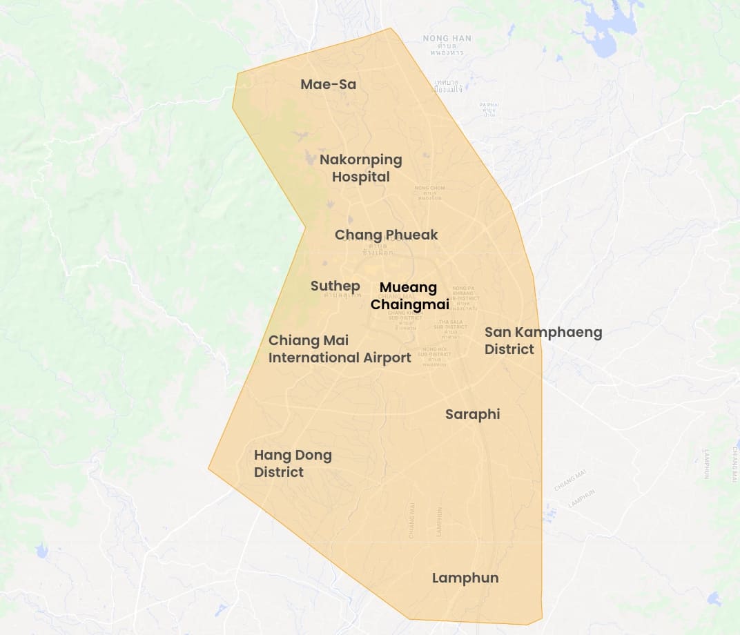 RLAX Service Location - Chiang Mai