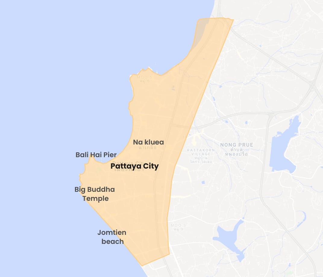 RLAX Service Location - Pattaya & Chonburi