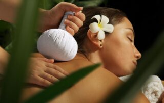 Thai herbal compress massage
